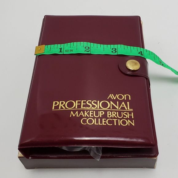 Vintage Avon Professional Travel Makeup Brush Collection 4 Piece Set - Picture 4 of 10